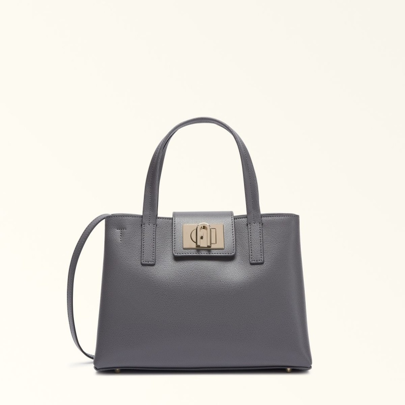 Totes Damskie Furla 1927 Obsidian | 4956-PVXQW