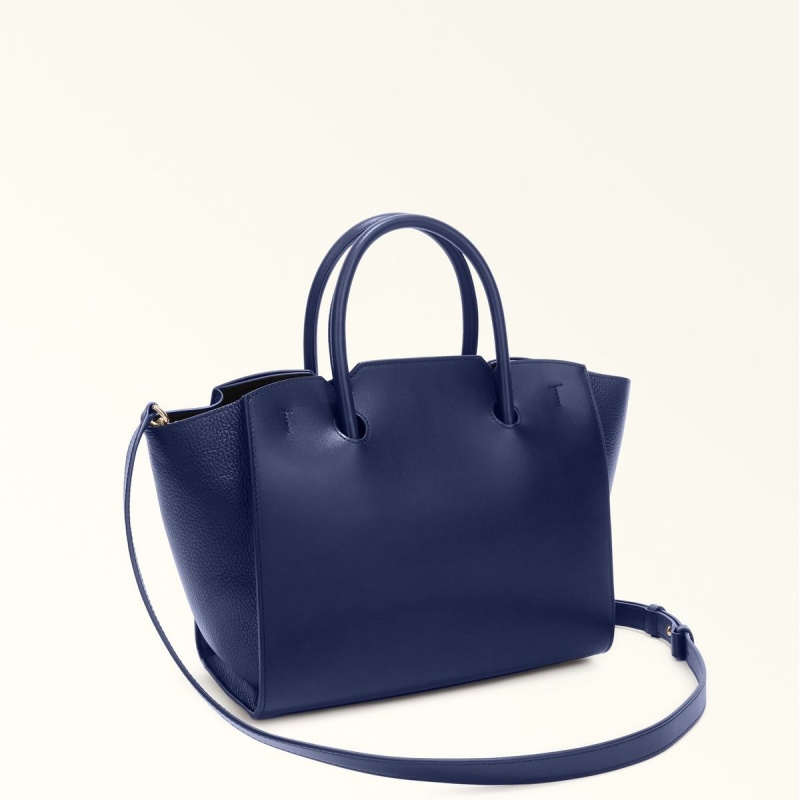 Totes Damskie Furla GENESI Granatowe | 9835-SNCPL