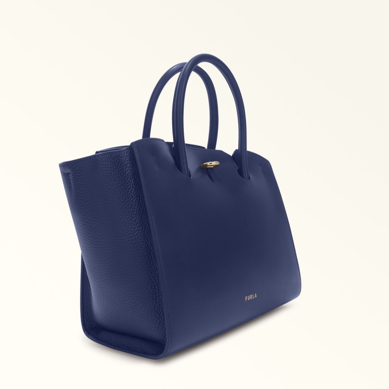 Totes Damskie Furla GENESI Granatowe | 9835-SNCPL