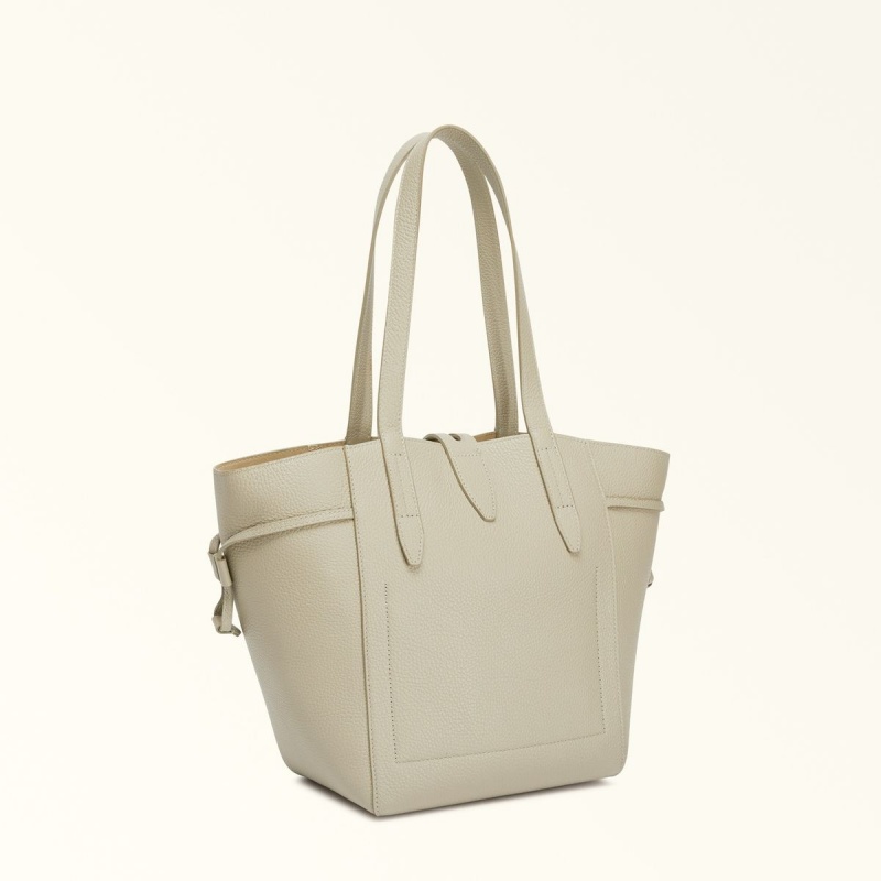 Totes Damskie Furla NET Szare | 4675-UJGXL