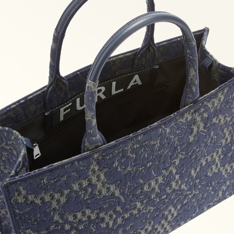 Totes Damskie Furla OPPORTUNITY Czarne | 8073-FEDRX