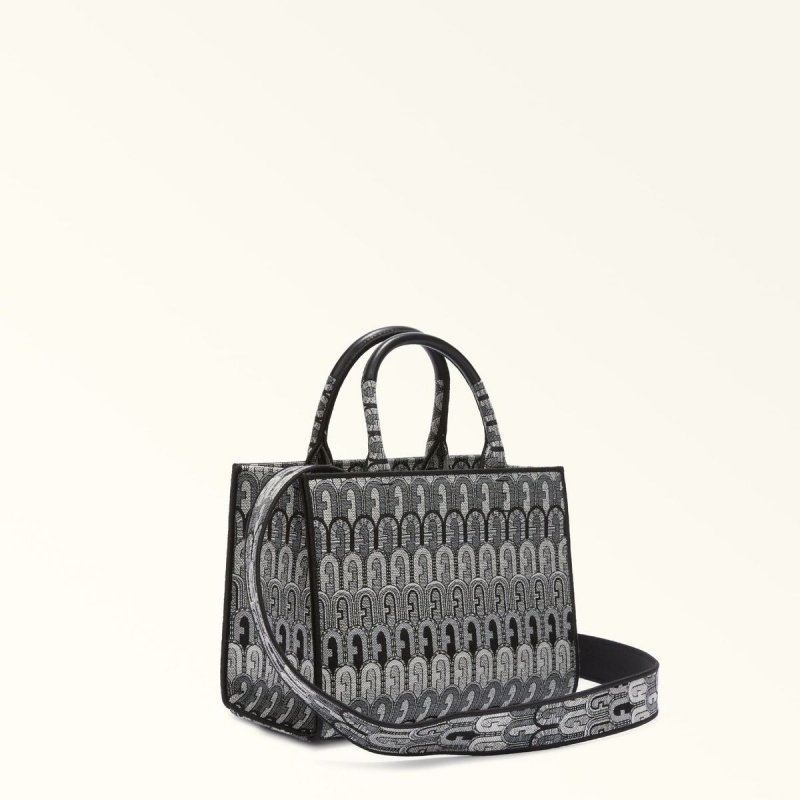 Totes Damskie Furla OPPORTUNITY Czarne | 2450-BXHMR