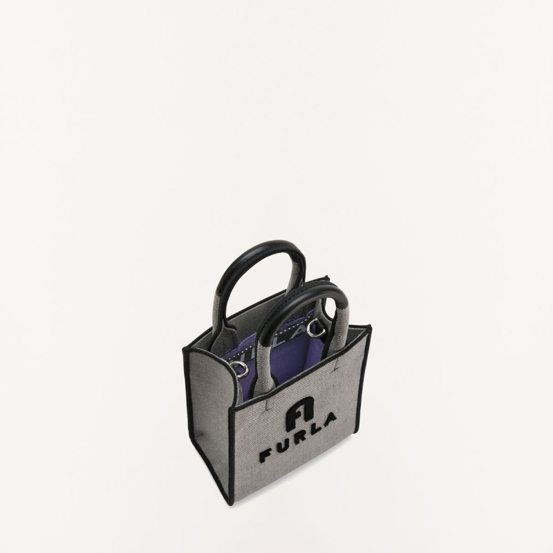 Totes Damskie Furla OPPORTUNITY Czarne | 3462-THBJA