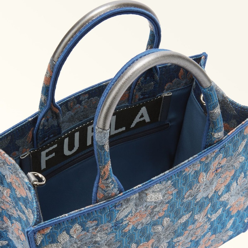 Totes Damskie Furla OPPORTUNITY Kwiaty | 1594-ZJXYE