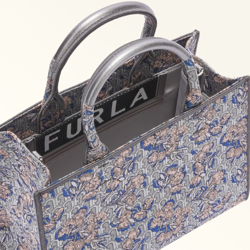 Totes Damskie Furla OPPORTUNITY Srebrne | 8693-CHMWQ