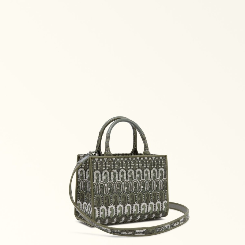 Totes Damskie Furla OPPORTUNITY Zielone | 4569-TZBWA