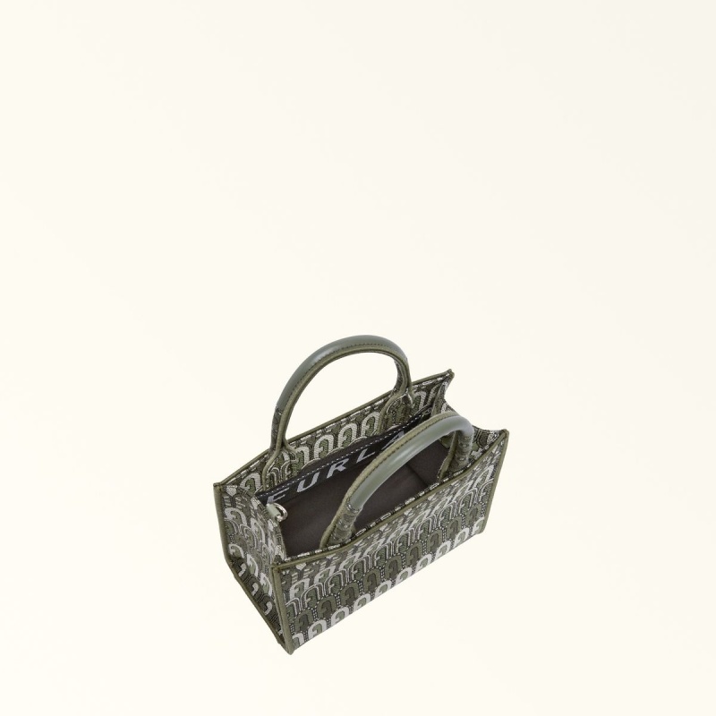 Totes Damskie Furla OPPORTUNITY Zielone | 4569-TZBWA