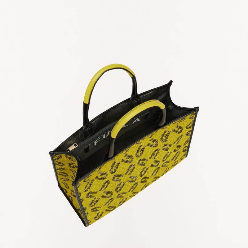 Totes Damskie Furla OPPORTUNITY Żółte | 0925-IRAJC